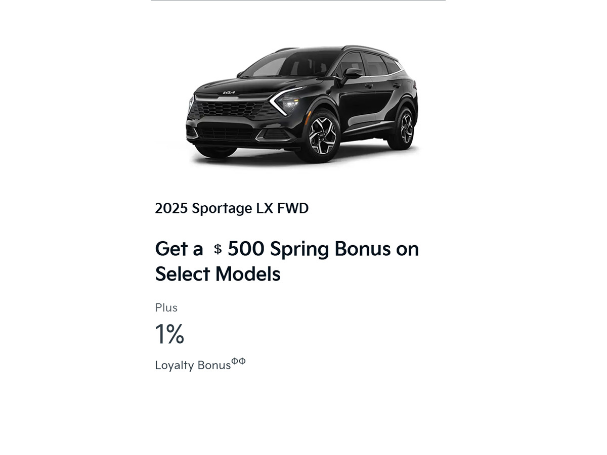 2025 Sportage LX FWD